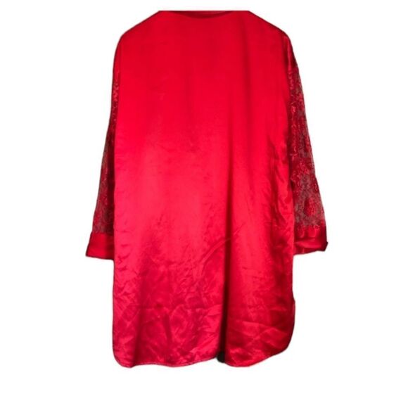 Victoria’s Secret red sleep dress. Long sleeves‎ - Picture 9 of 11